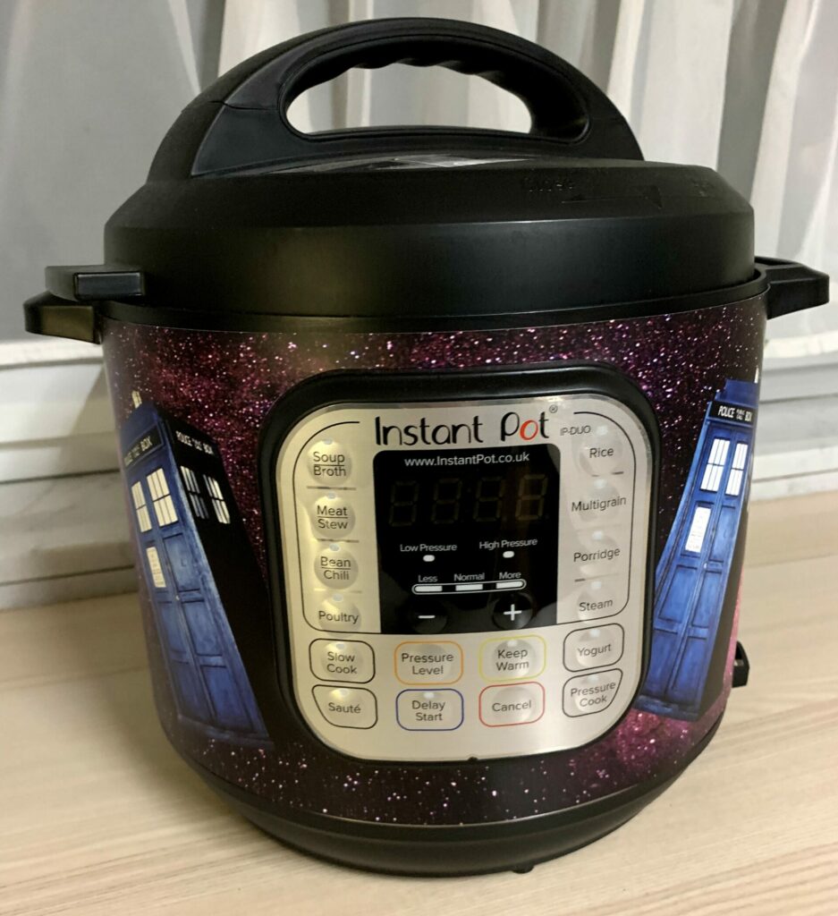 Instant Pot mit Tardis Design