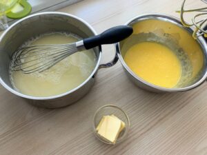 lemon curd mise en place