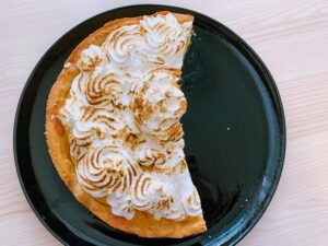 lemon meringue pie abgeflammt