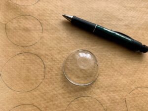 kringel auf backpapier rückseite malen