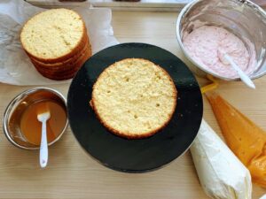 mise en place torten montage