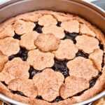 linzer torte gebacken in der form