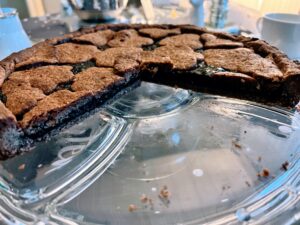 linzer torte angeschnitten